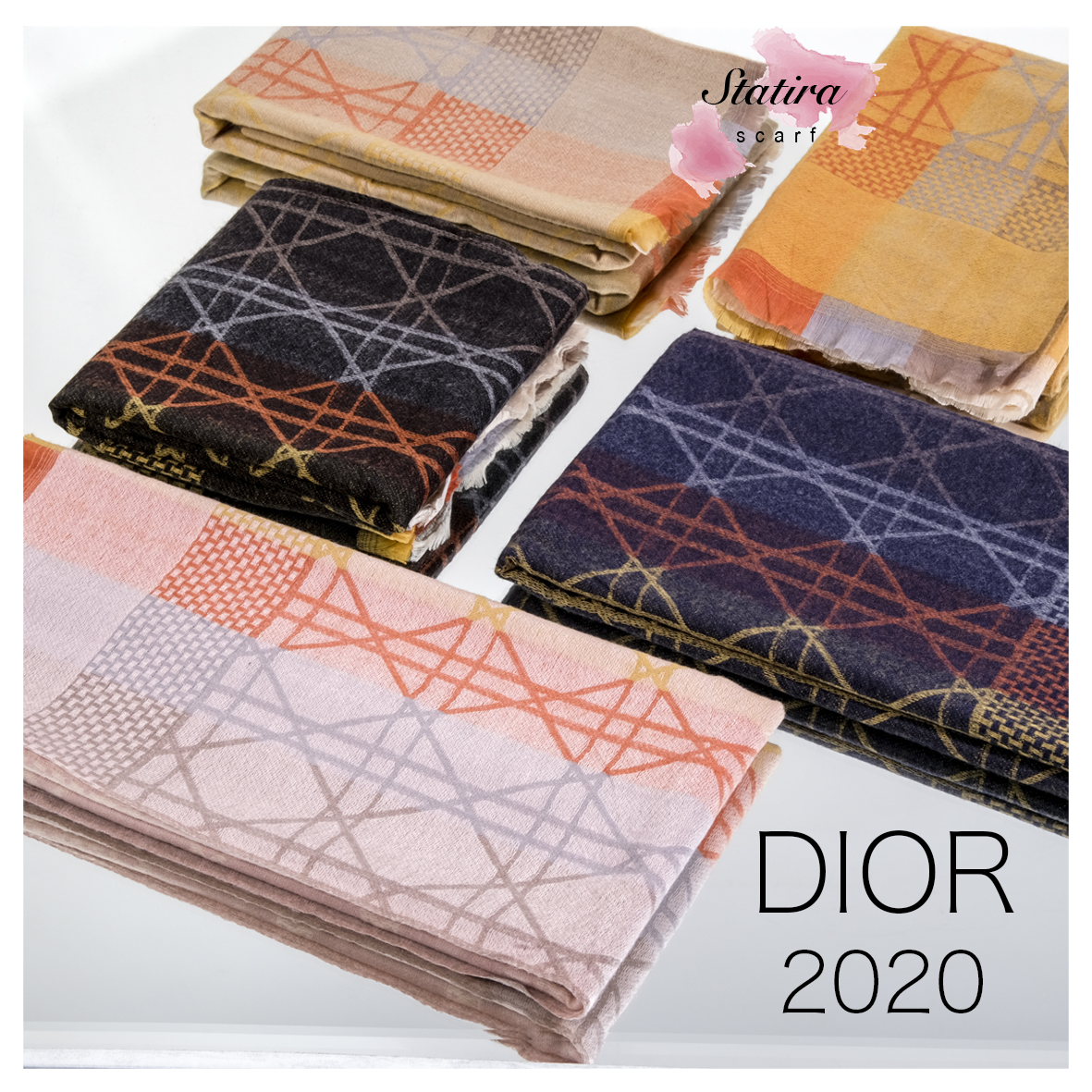 شال پشمی موهر Dior