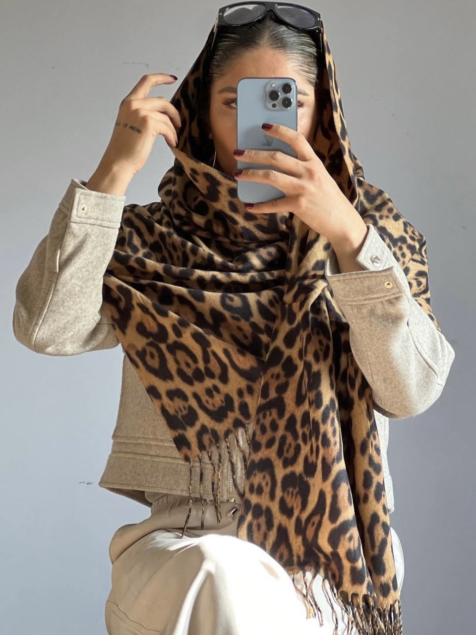 شال موهر پلنگی